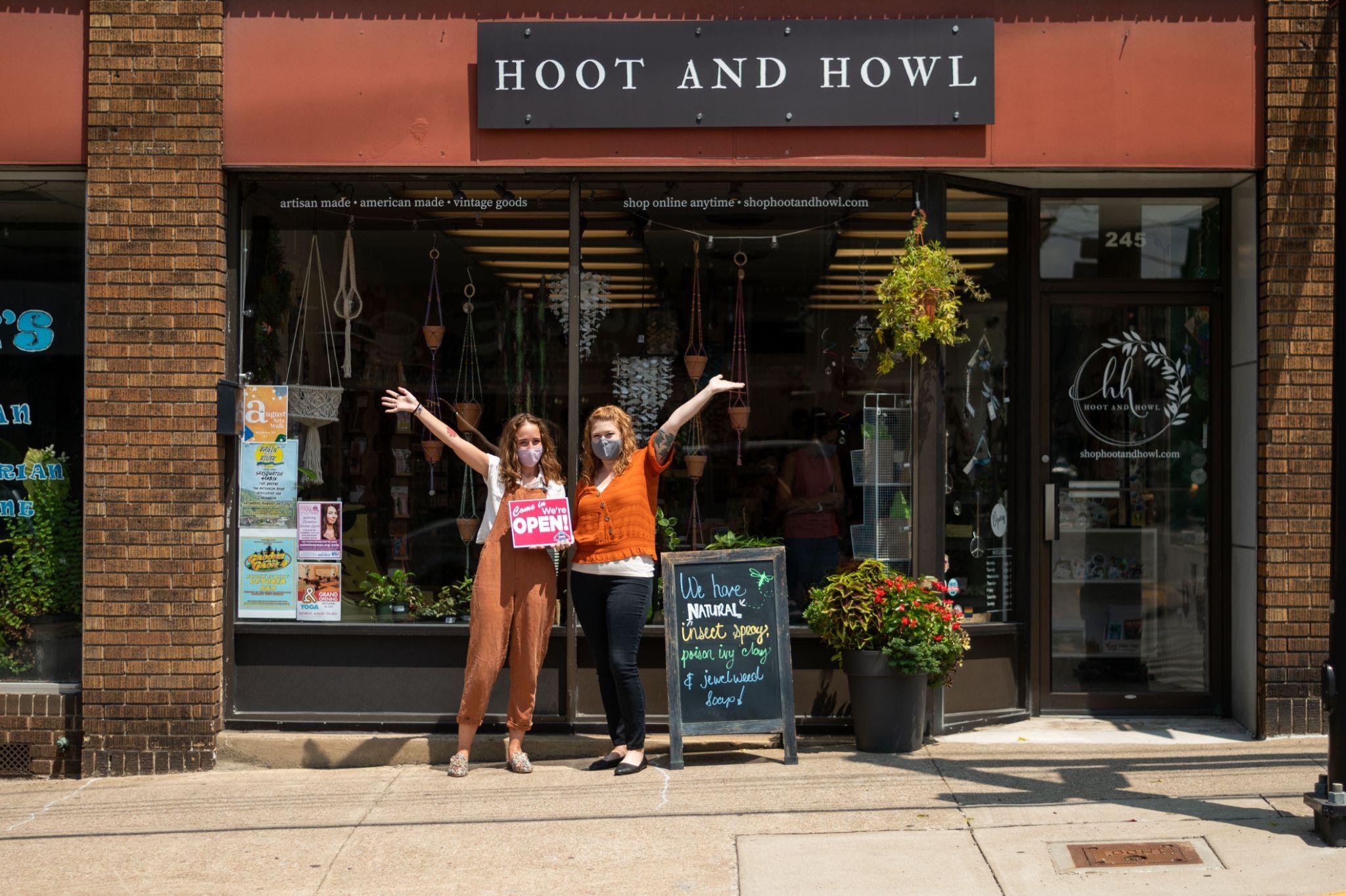 Hoot and Howl: Come in. We’re open!