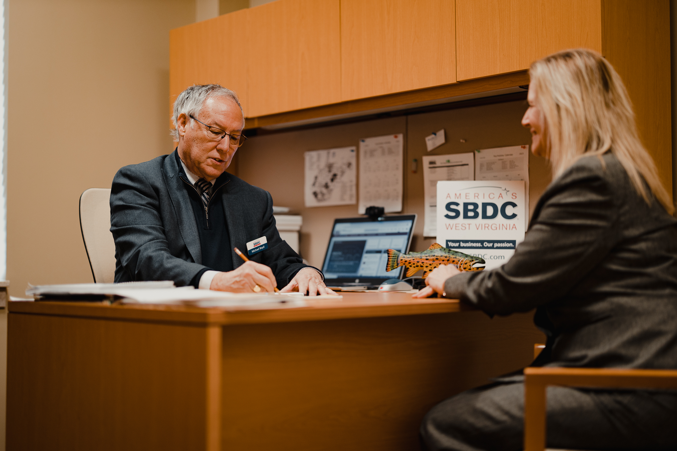 The WV SBDC opens satellite office in Shepherd University's business lab