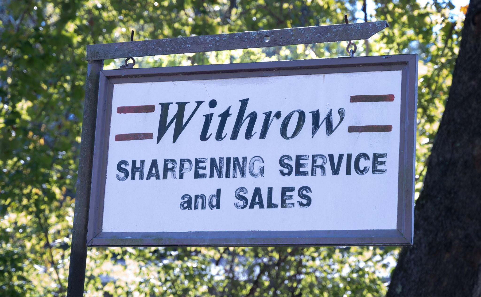 Withrow Sharpening and Sales: Serving the Huntington area since 1974